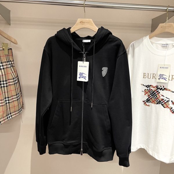 Burberry 2025 Fall/Winter B Crest Zip Hoodie