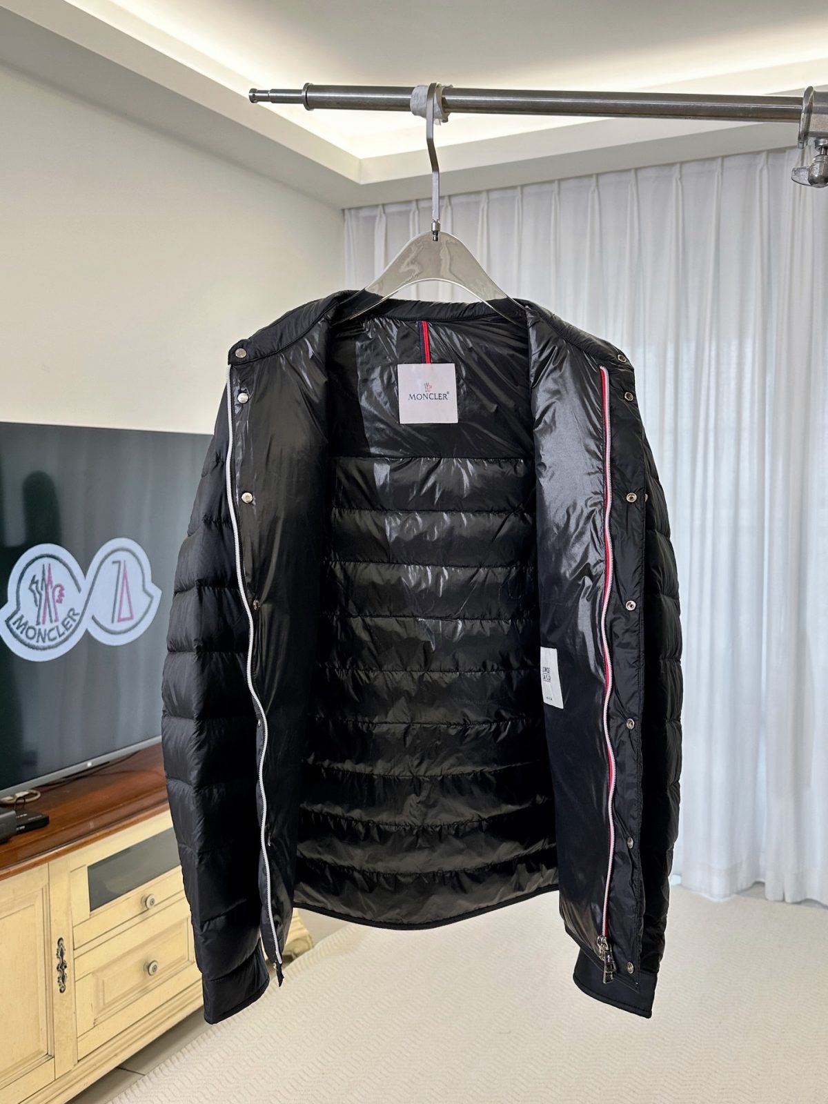 Moncler Tenibres Lightweight Down Shirt Jacket - Image 8