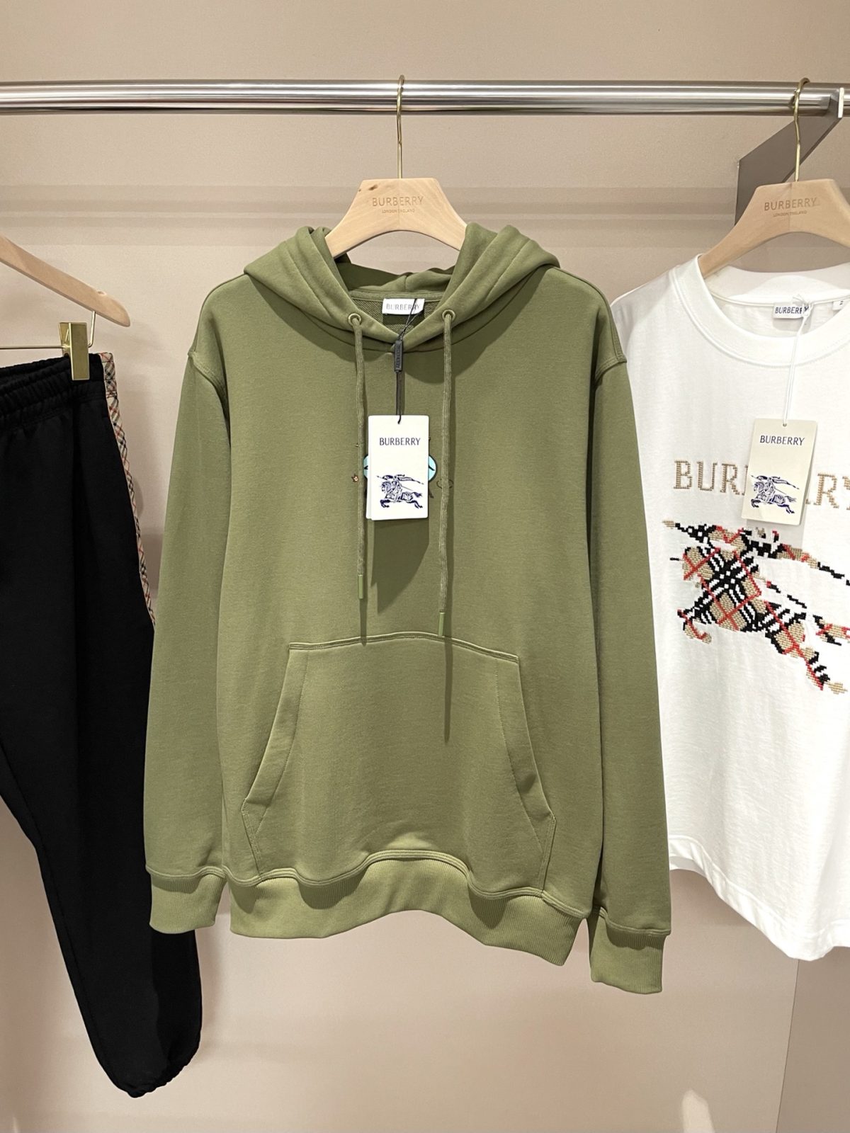 Burberry 2025 Pre-Fall Automotive Print Cotton Hoodie - Image 6