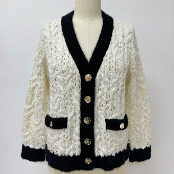 CC25B Mohair Cardigan (Wool & Mohair Blend)