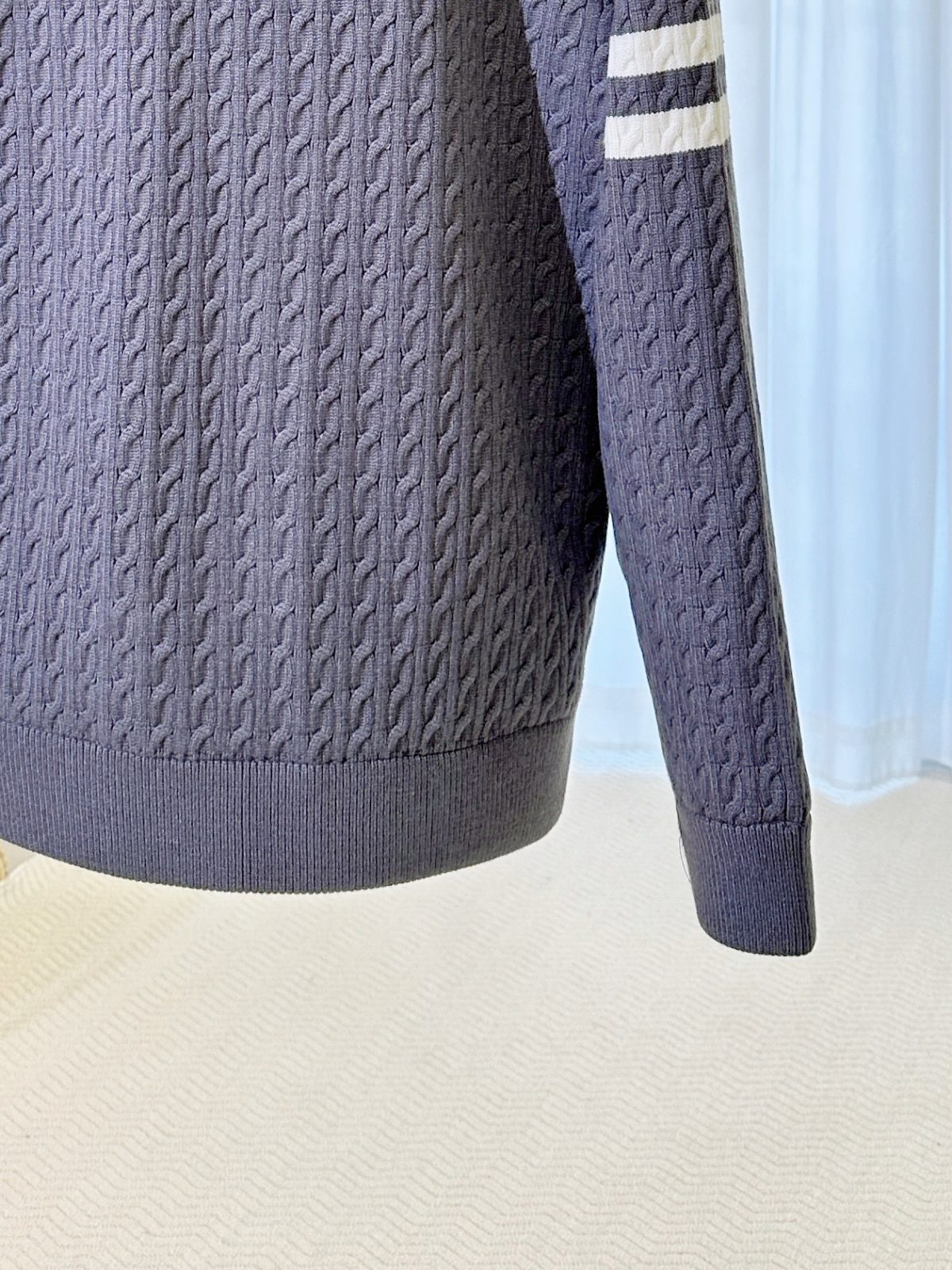 Moncler Down-Front Wool and Cashmere Zip Cardigan - Image 7