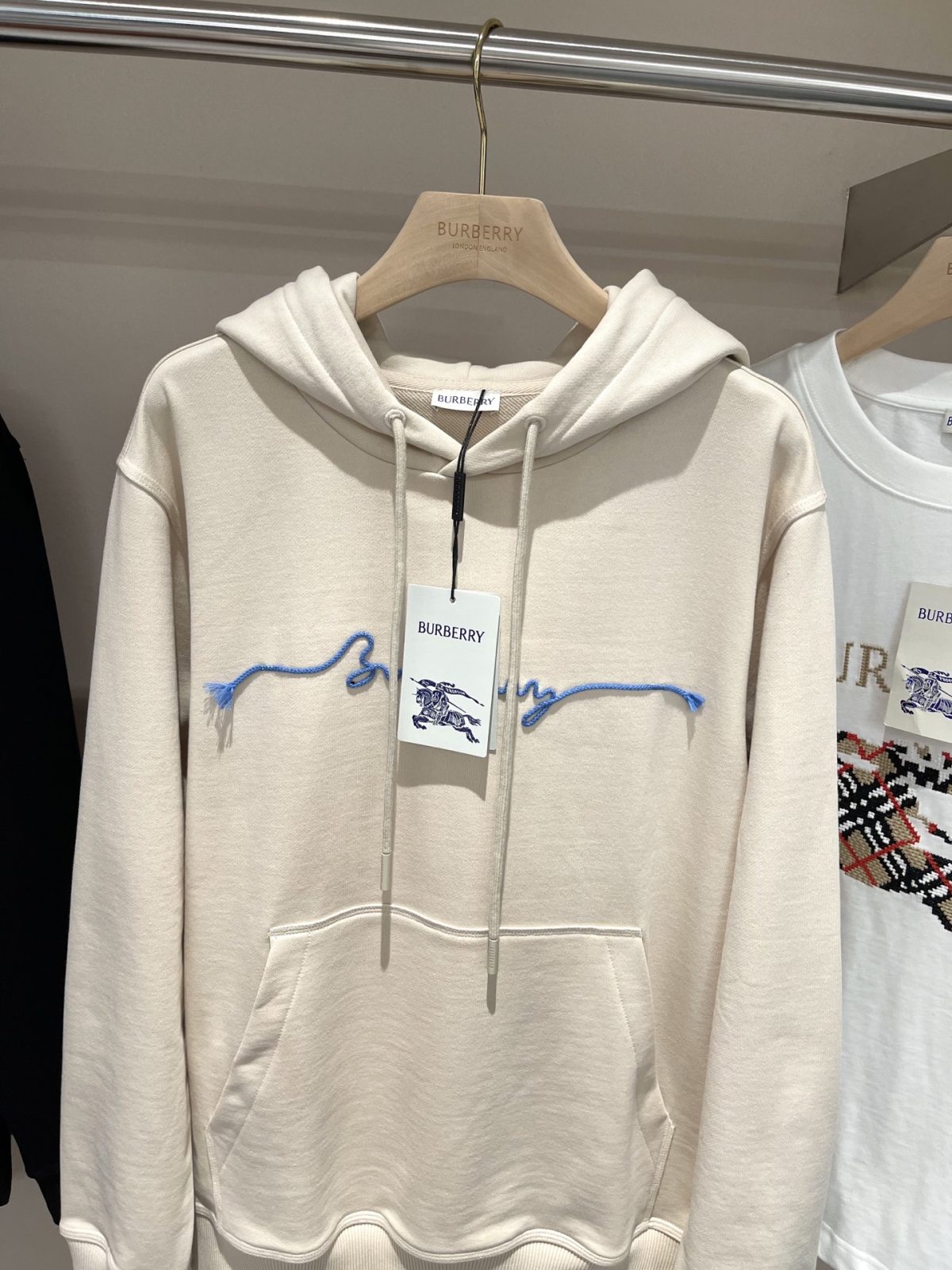 Burberry 2025 Pre-Fall Signature Logo Cotton Hoodie - Image 8