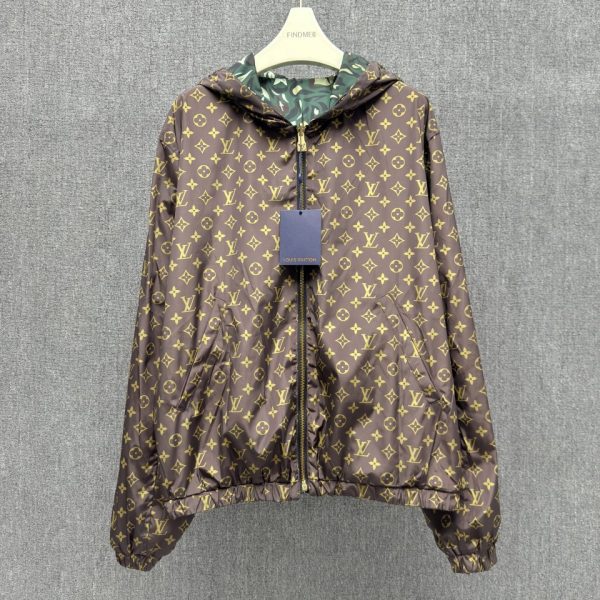 Louis Vuitton × Nigo 25FW Reversible Printed Hooded Jacket