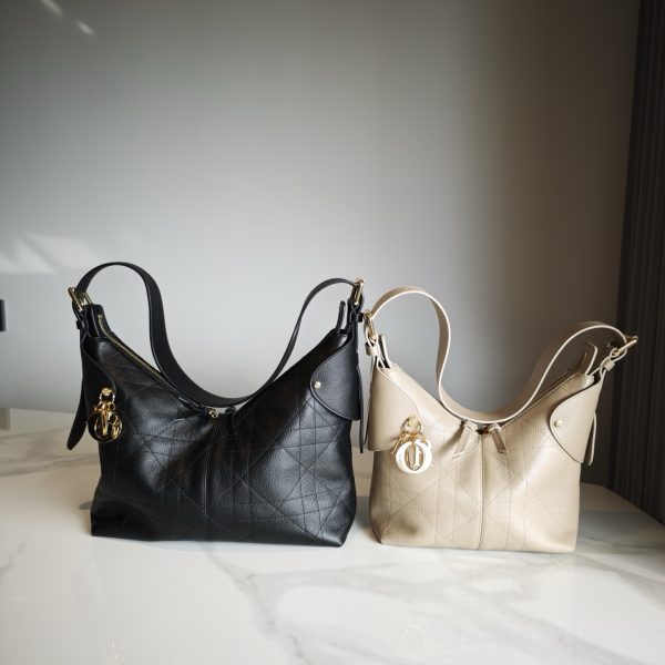 Dior Voyage Bag (Small & Medium / Cream White, Black)