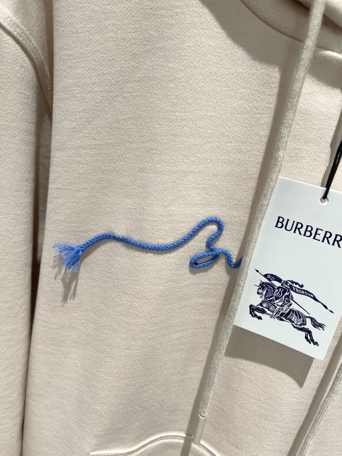 Burberry 2025 Pre-Fall Signature Logo Cotton Hoodie - Image 9