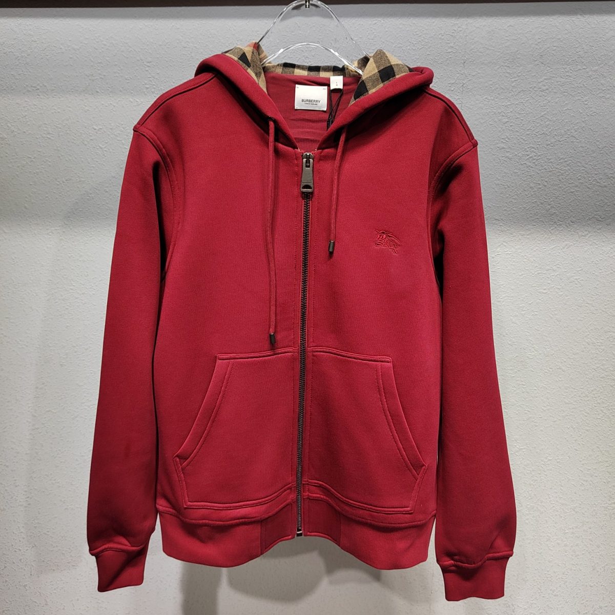 Burberry Equestrian Knight Embroidered Zip-Up Hoodie Collection (Fall/Winter) - Image 1
