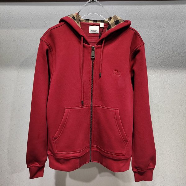 Burberry Equestrian Knight Embroidered Zip-Up Hoodie Collection (Fall/Winter)