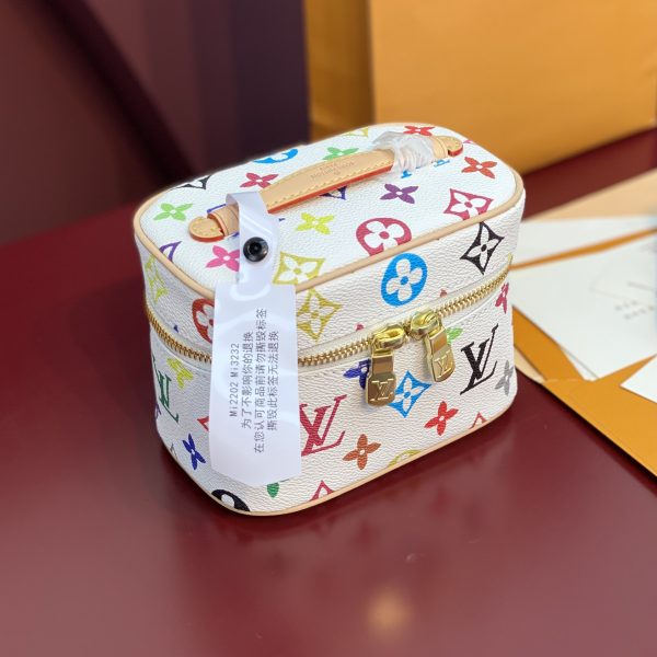 Louis Vuitton × Takashi Murakami Nice Nano Vanity Case – Monogram Multicolor
