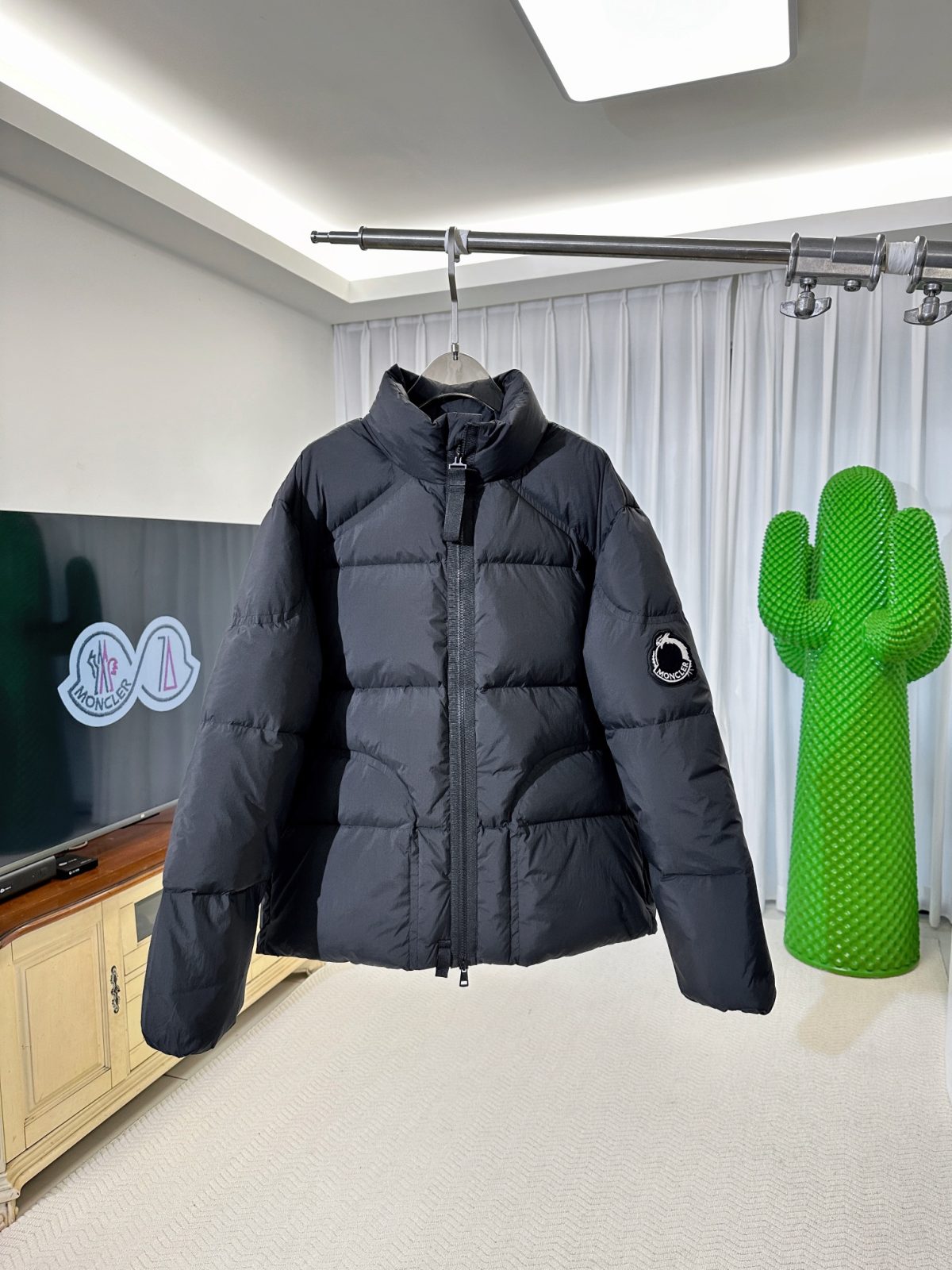 Moncler 2024 Limited “Yazi” Stand-Collar Down Jacket (95% White Goose Down Edition) - Image 1