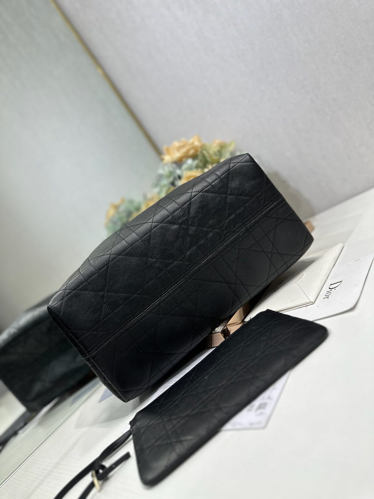 Dior Toujours Bag (Large, Black Goatskin) - Image 8