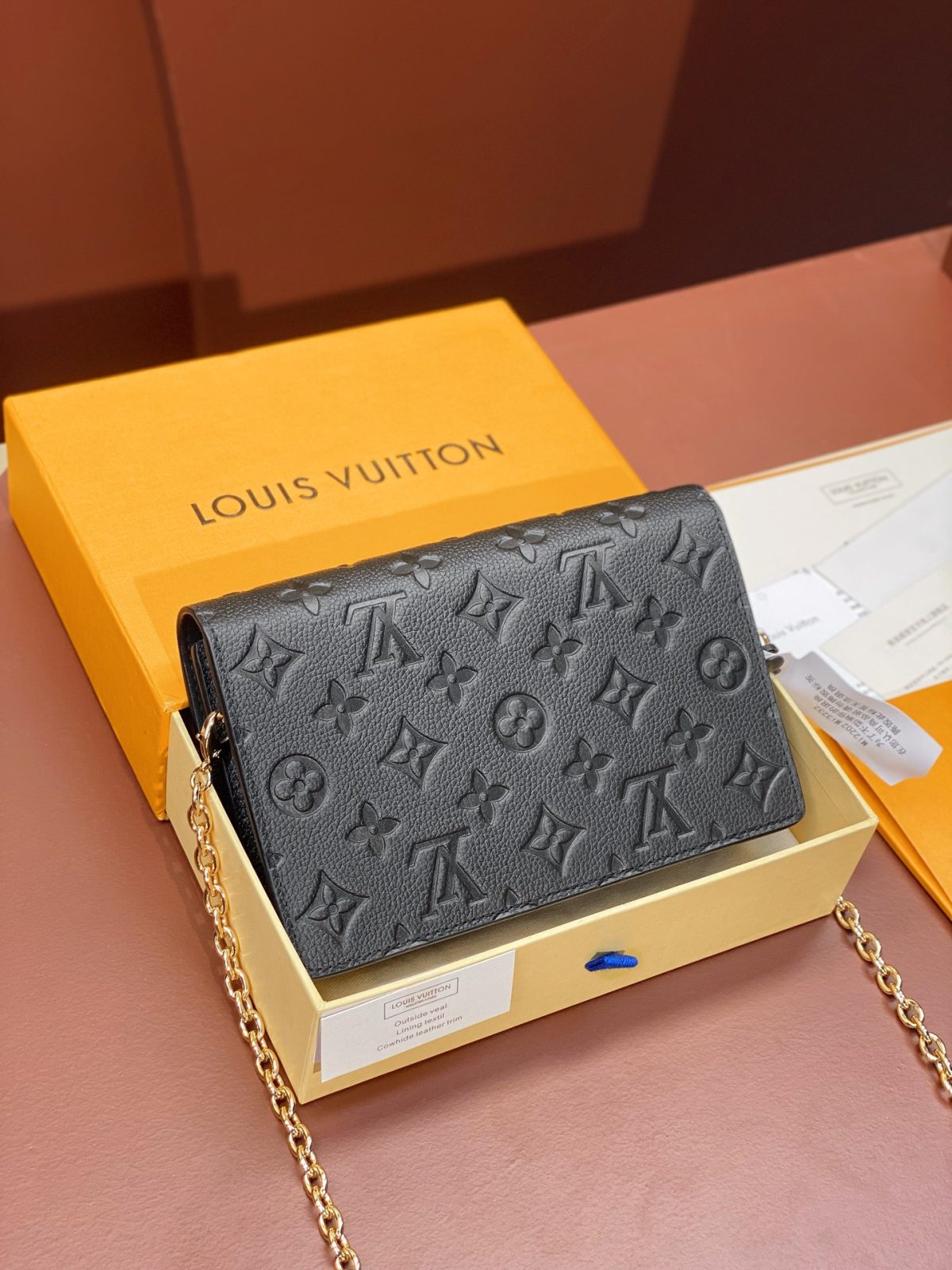 Louis Vuitton Chain Wallet | Monogram Empreinte Leather Collection - Image 3