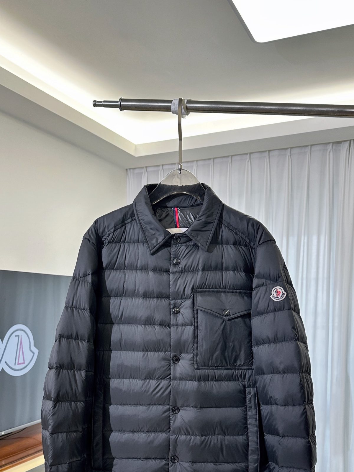 Moncler Tenibres Lightweight Down Shirt Jacket - Image 9