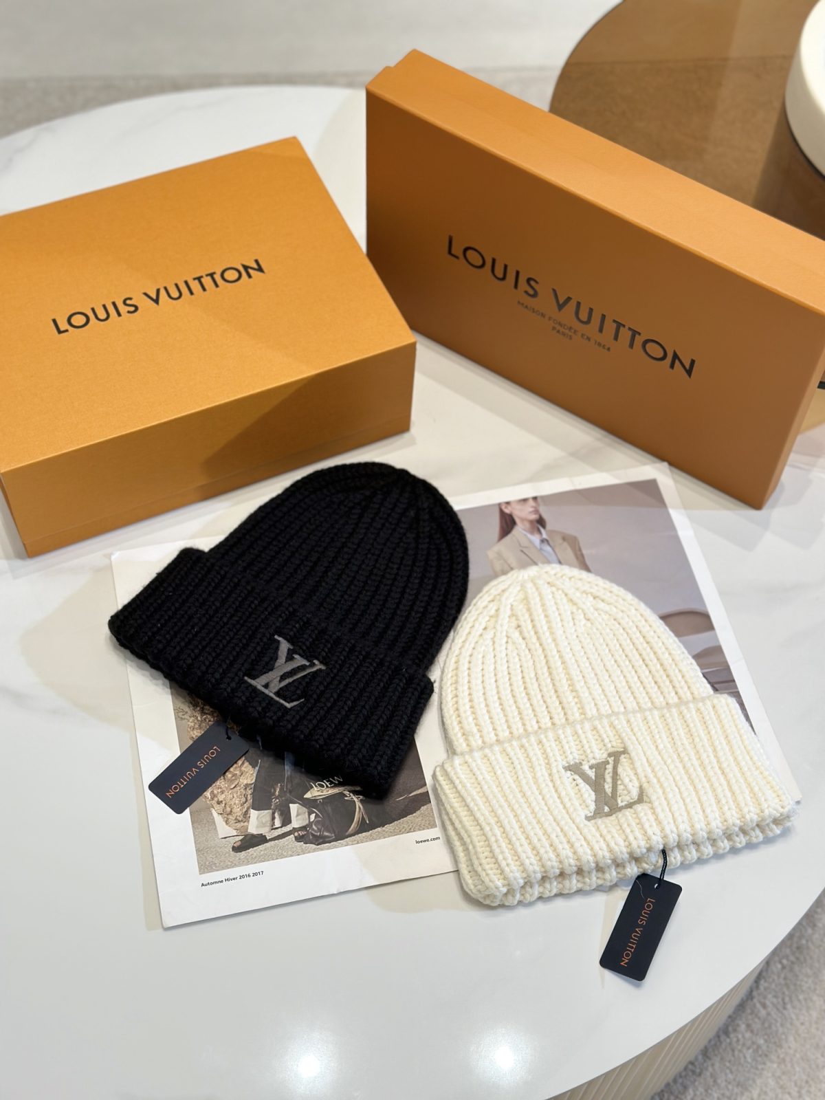 Louis Vuitton Merino Wool Knit Beanie - Image 1